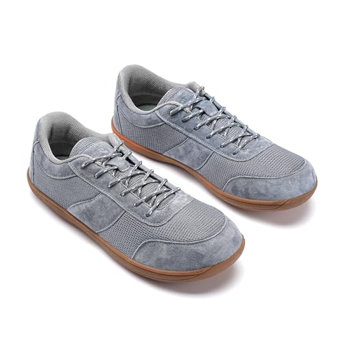 Image of Barefoot Shoes for Men, Spacious Toe Box Zero Drop Minimalist Walking Sneakers, Breathable Lightweight Non-Slip Casual Shoes