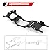 INJORA Universal LCG Carbon Fiber Chassis Frame Kit for 1/24 Axial SCX24 Upgrade, 35g