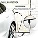 Vizava EV Charger Cable Protector Garage Door Pass Through Electric Vehicle Car Charging Cable Protector with Heavy-Duty Rubber, ID 19mm, Compatible for Tesla Charging Cable or Various Cable Type(2PK)
