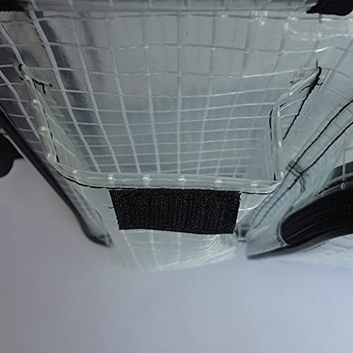 Anti-Static Clear PVC Bag Cleanroom Engineer Tool Bag Crossbody Messenger, Transparent3