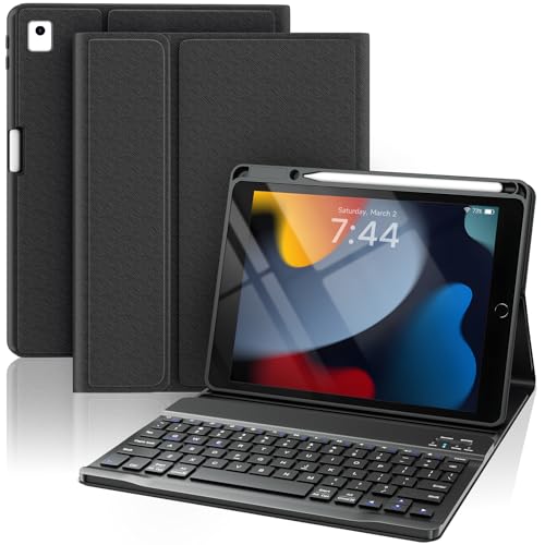 OPAKIT(�I�p�L�b�g) �L�[�{�[�h�P�[�X iPad ��9����-10.2�C���`�p - ���C�����X ���O���\ �t�H���I �L�[�{�[�h�J�o�[ �㕔�y���V���z���_�[�t�� iPad ��8����/��7����/iPad Pro 10.5�C���`�p & iPad Air 