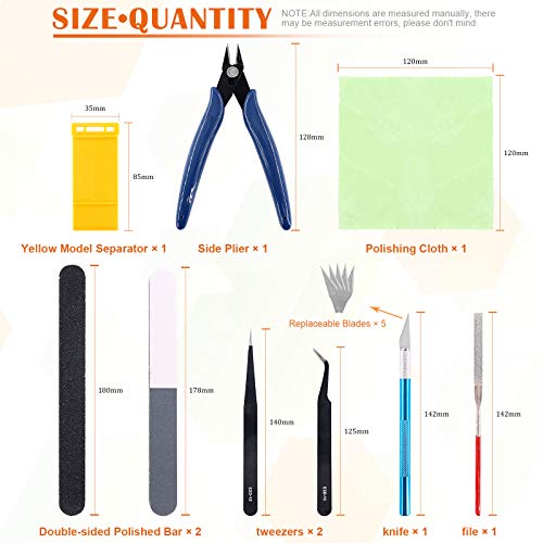Rustark 10Pcs Model Tools Craft Set Modeler Building Kit For Gundam Basic Model Assembling, Building And Repairing #TOP1