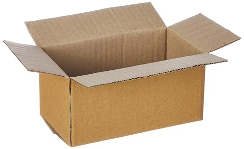 Image of BonKaso 3 Ply Corrugated Boxes for Packaging | 7 inchx4 inchx3.5 inch (Pack of 100) | Brown Cardboard Packing Boxes for Shipping, Moving & Storage | Carton Boxes for Courier & Goods Transportation.