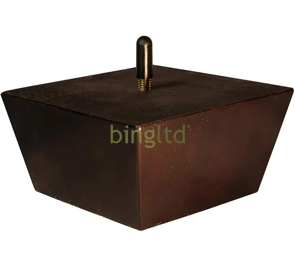 BingLTD - 2 ½” Mahogany Square Tapered Hardwood Sofa Legs - Set of 4 (ST7616-157)…