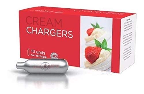 La Mejor Selección de Sifones - los preferidos. 42 Cargador de Sifones para Crema Batida (40 Cargas)