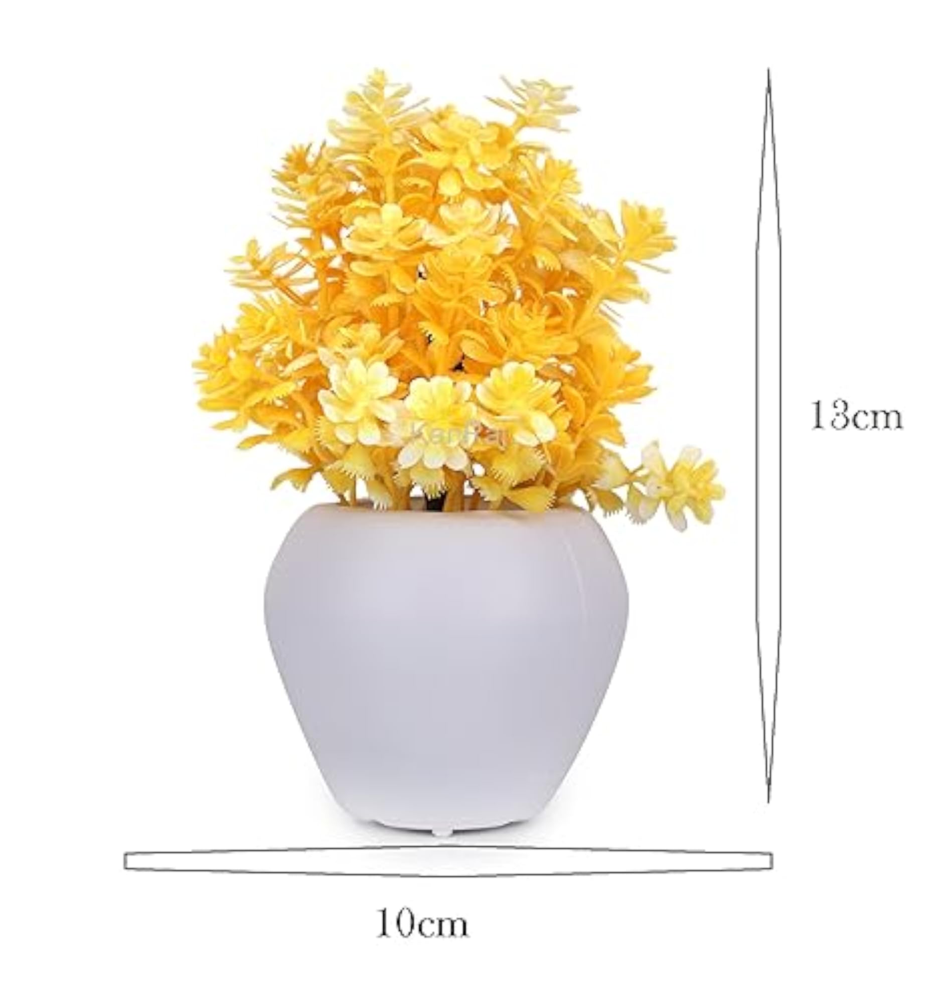 Plastic Bonsai Wild Artificial Plant With Pot