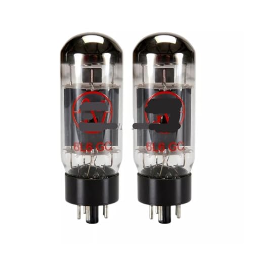 Matching pair (2) 6L6GC vacuum tubes -