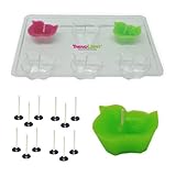 inklusive 12 Teelichtdochte mit Fuß 35 mm