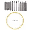 SaiDian 1Set Key Cutting Machine Drill Bits Cutter Set for 368A 339C Tools Vertical Key Machine Spare Parts