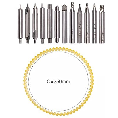 SaiDian 1Set Key Cutting Machine Drill Bits Cutter Set for 368A 339C Tools Vertical Key Machine Spare Parts