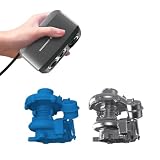 3DMakerpro 3D-Scanner Moose Lite, präziser 3D Scanner für 3D-Drucker, 0,05 mm Genauigkeit, NIR-Lichtquelle, Mittelformat für Objekte von 15-1500 mm, Mono-Textur, kompatibel mit Windows/Mac