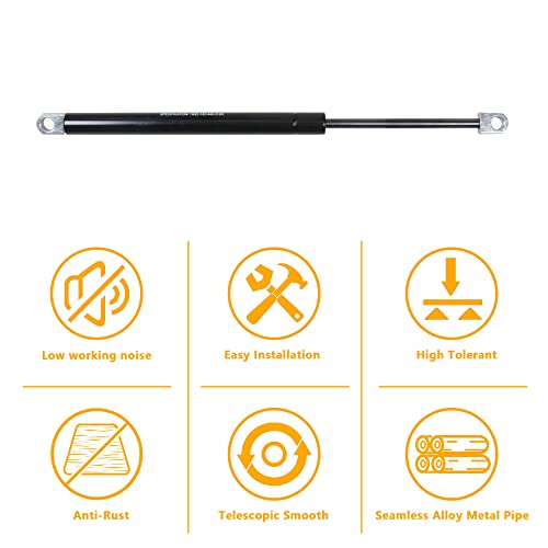 RERPRO Dump Box Shock Dump Bed Lift Support Compatible with Polaris Ranger RGR 570 900 1000 Cargo Gas Springs Struts Replacement for 7044674 7045352 7043967 7045251 7045663 NP9801P P10181 by RERPRO - Image 4