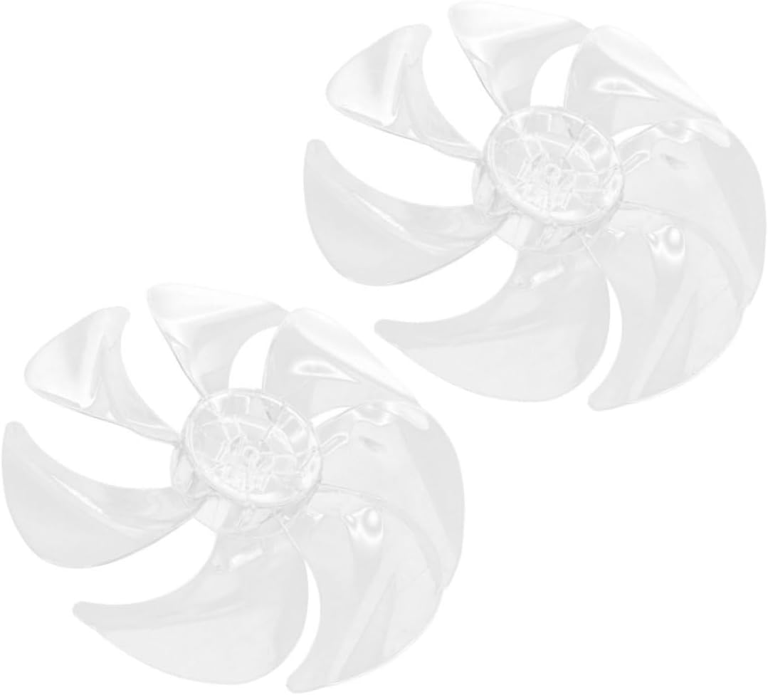 TIDTALEO 2pcs Plastic Fan Replacement for Floor Fans Silent Operation Sturdy Design for Home Office Use