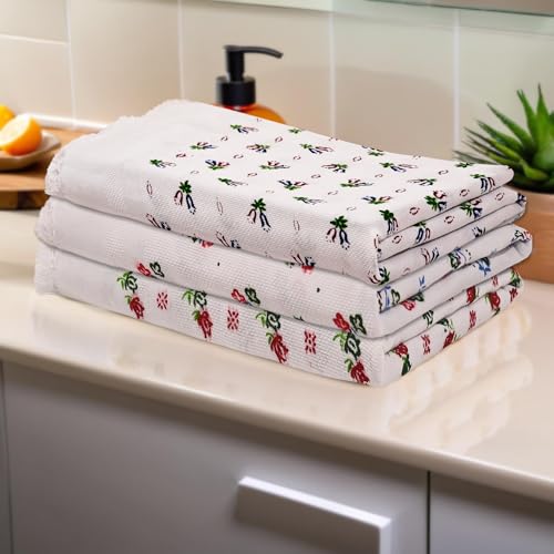 Image of Kuber Industries Pack of 3 Cotton Bath Towel for Women | Super Soft Swimming & Bathing Towel | 30x60 Inch | Travel Cotton Towel & Gamcha | Assorted