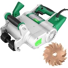 1100w Handheld Electric Groove Cutting Machine Wall Slotting Machine Wall Concrete Saw Electric Wall Chaser One-Time Molding Wall Groove Cutting Machine 2000r/Min,110V