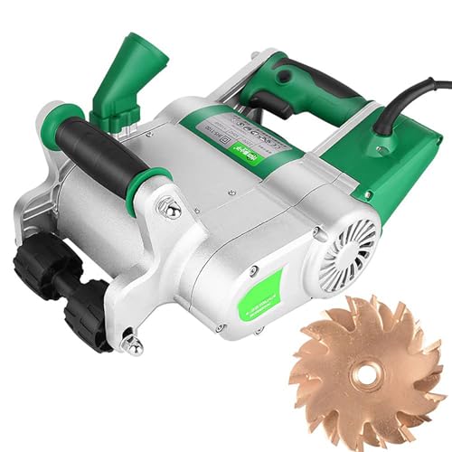 Tagliatrice elettrica manuale per scanalature da 1100 W Sega per calcestruzzo a parete Sega elettrica a parete Macchina per formatura monouso a parete (110 V)