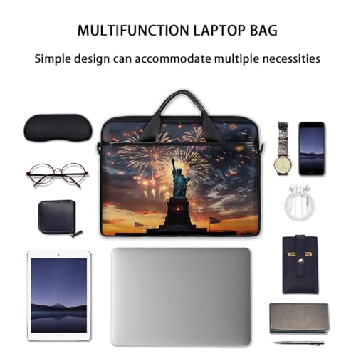 Bolsa para portátil 15 pulgadas con diseño Statue of Liberty miniatura 7