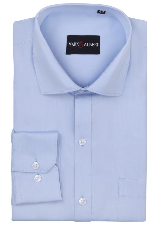 Image of MARK & ALBERT Men's Cotton Formal Shirt