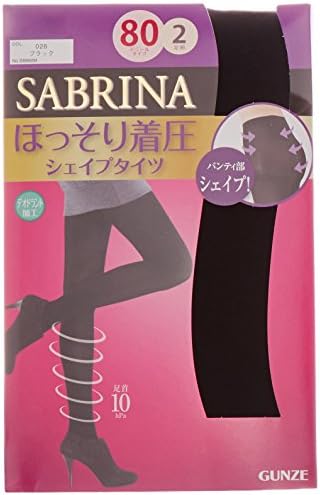 Amazon | [グンゼ] タイツ サブリナ 着圧シェイプ 80デニール 2