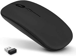 2.4 GHz Wireless Mouse | Wireless Mouse for Laptop | Wireless Gaming Mouse |Laptop Mouse with USB Receiver | Wireless Mouse Compatible with Windows, MacBook, iPod