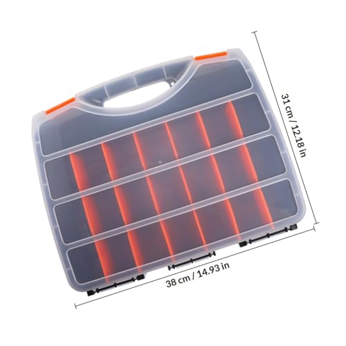 Boîte de rangement en plastique avec compartiments pour maison - 3
