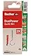 fischer - Duopower 8 x 40 cm mit offener Buchse - 2U, Wanddübel aus mehreren Materialien, geeignet zum Aufhängen von Fahrrädern, Bildern, Schränken, Fernsehern, Regalen, Möbeln.
