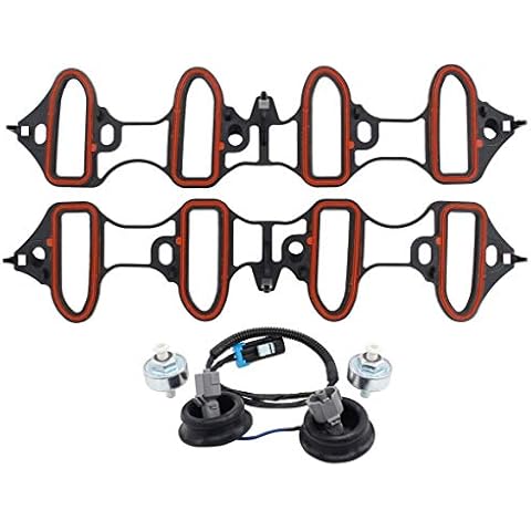 Knock Sensor Harness Intake Manifold Gasket Kit,12601822 104566030 Compatible with Chevy,Pontiac,Buick,Cadillac,GMC,89060413 MS92211 MS18007 MS4657 MS16340 by Lucky Seven Cover