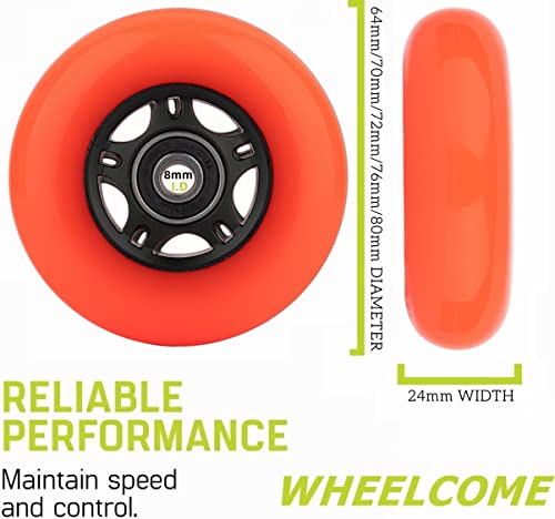 WHEELCOME Inline Skate Wheels