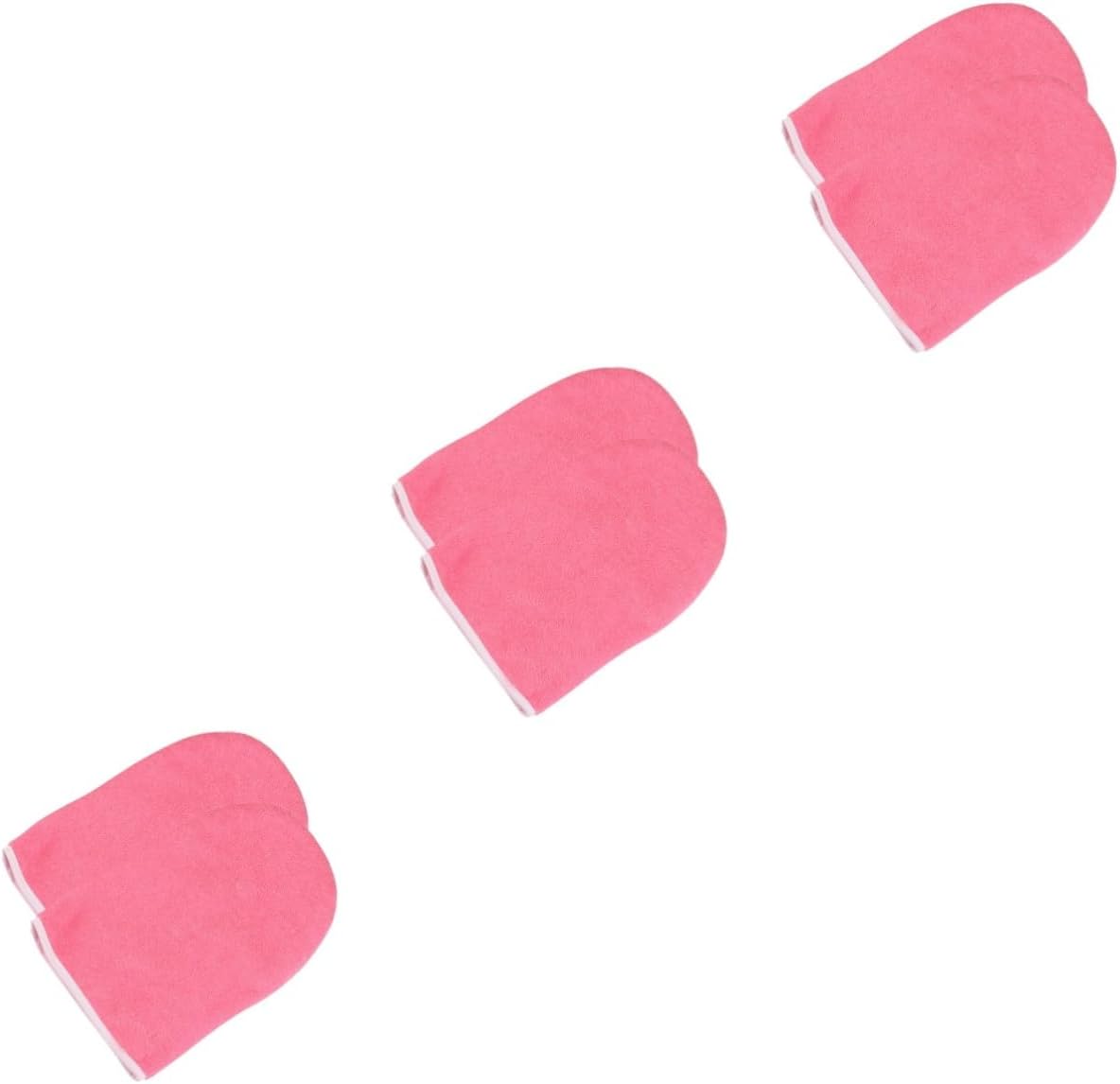 3pairs Paraffin Wax Gloves for Hand Treatment Professional Insulated Mitts for Moisturizing Therapy Spa for Dry and Paraffin Bath Use