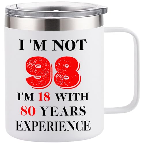 Born 1928 98th Birthday Gifts Stainless Steel Mug for Women Men Her Him