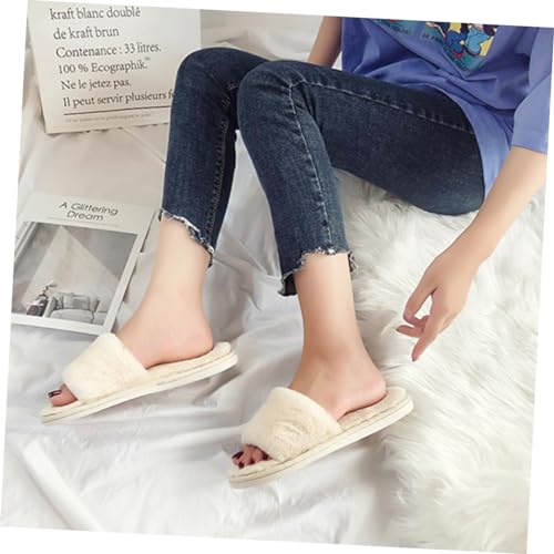 VANZACK Plush Mop Fluffy Feet Youth Boy Cozy Character Cotton Indoor Footwear Home Footwear Warm2