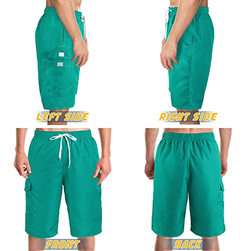 Image of Mens Swimming Trunks Swim Trunks Quick Dry Swim Shorts with Mesh Lining Funny Swimwear Bathing Suits