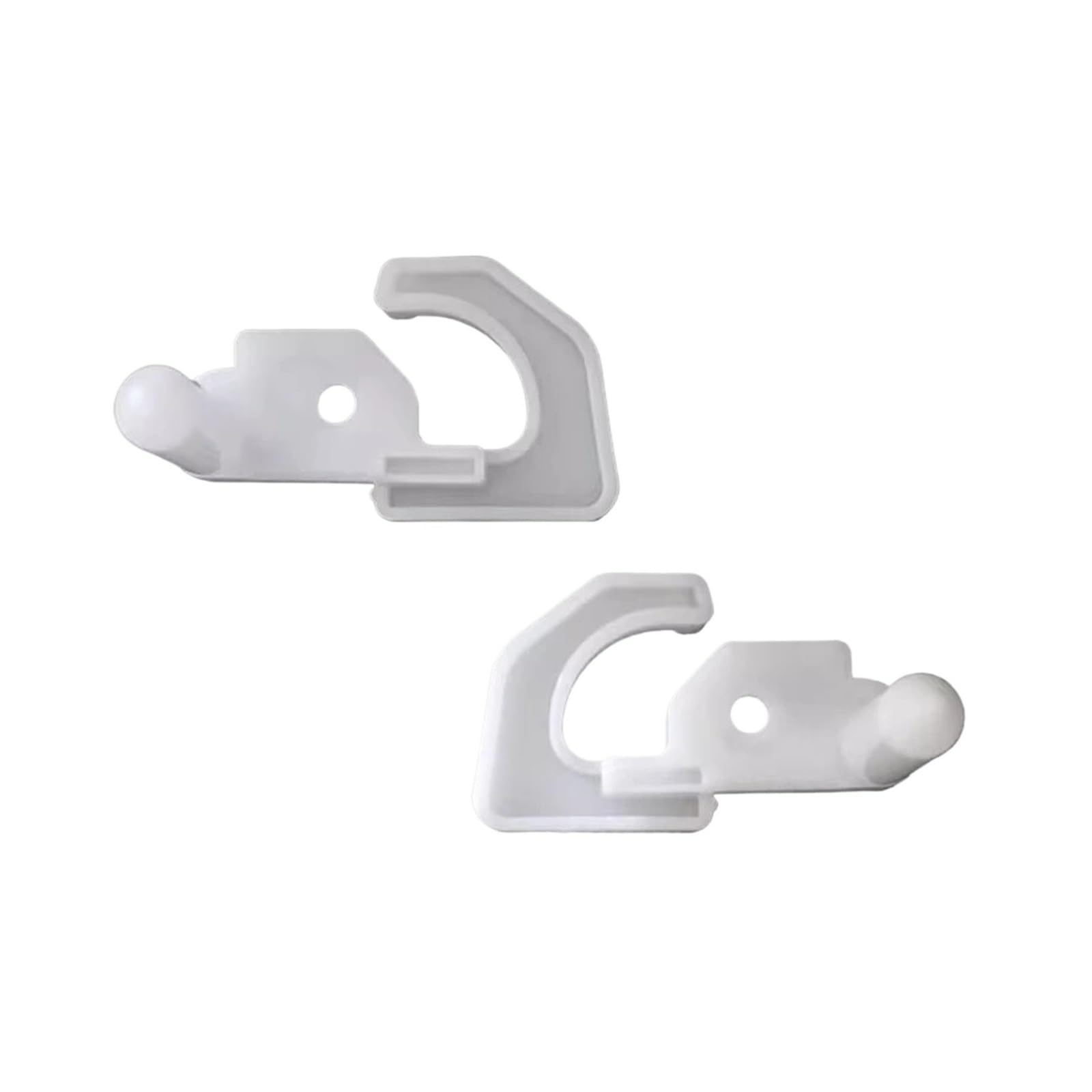 Genterun 1Set Refrigerator Door Hinge,Compatible For Hisense,Compatible For Rongsheng, Door Self-Locking Plastic Stop Automatic Locking Damper Hook