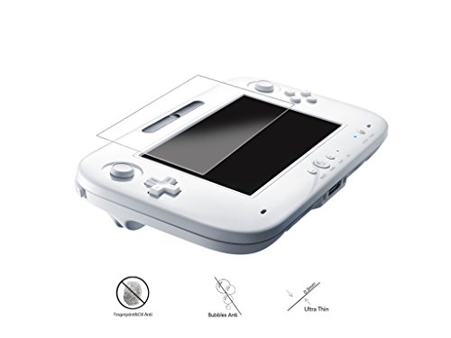 image for (Pack of 2) Tempered Glass Screen Protector for Nintendo Wii U, Akwox 