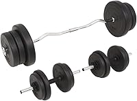 Vista 3 de Juego de mancuernas y mancuernas ajustables, juego de pesas, juego de pesas para gimnasio en casa, pesas para ejercicios, juego de pesas