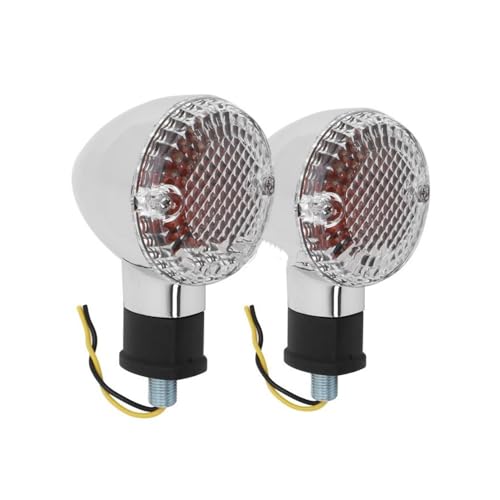 Fuicotto Indikatoren Motorrad Kompatibel Mit Yamaha Per Bolt XV950 XV 950 R/C Spec 2014 2015 2016 2017 2018 2-teiliges Motorrad-Blinkerlicht Vorne Und Hinten(Stil 2)