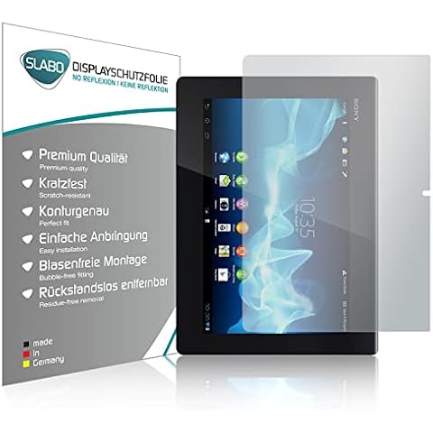 Slabo 2 x Protector de Pantalla para Sony Tablet S Cover