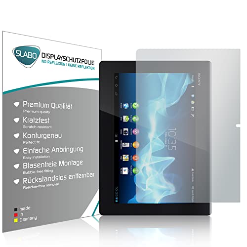 Slabo 2 x Protector de Pantalla para Sony Tablet S lámina Protectora de Pantalla No Reflexion | No...