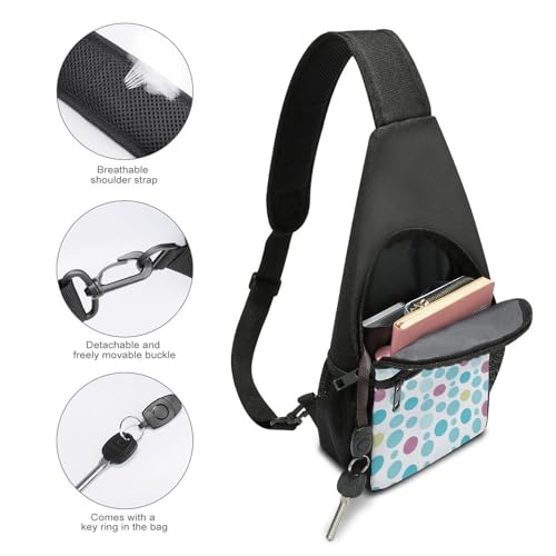 Bolso cruzado deportivo para senderismo con diseño estilo lunar miniatura 4