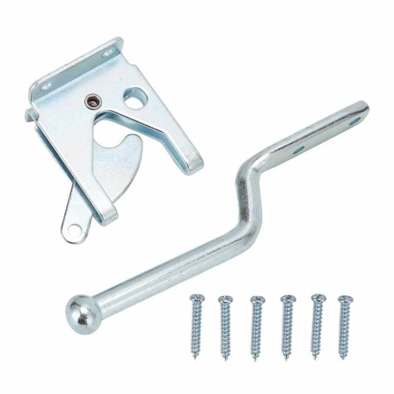 Self Locking Lock Simple Door Guard Lock Carbon Steel Adds Security Hardware Accessories for Garage for Fence