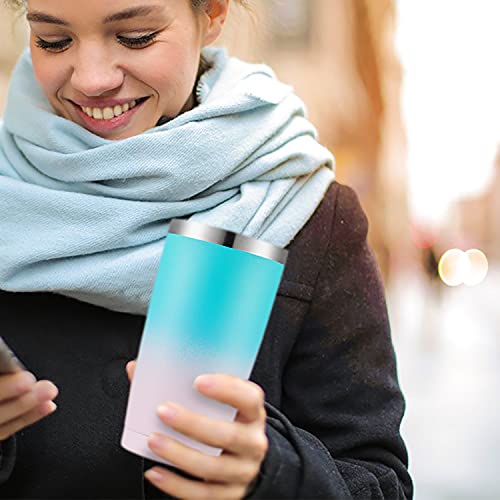Coktik 20Oz Tumbler Cup Double Wall Vacuum Insulated Travel Mug Bulk, Stainless Steel Tumblers With Lid, Durable Powder Coated Coffee Cups For Cold & Hot Drinks, Sealavender #TOP4