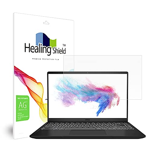 Healingshield XLV[tیtB Screen Protector Anti-Fingerprint Anti-Glare Matte Film Compatible with MSI Modern 14