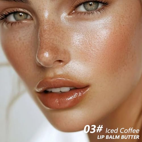 Image of FeiCuiYun 2Pcs Summer Lip Butter Lip Balm, Ultra-Hydrating Natural Vegan Lip Balm, Sheer-Tinted Shine & Hydration, Soothes & Softens Dry Lips Skincare, Balsamo labial hidratante (#3+4#)