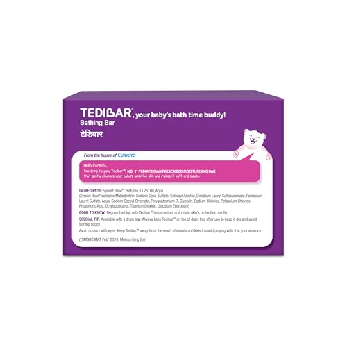 Tedibar TEDIBAR 75g x 3S Bath Rod, Pink, 75g (Pack of 3), 2,65 onzas (paquete de 3) - Image 4