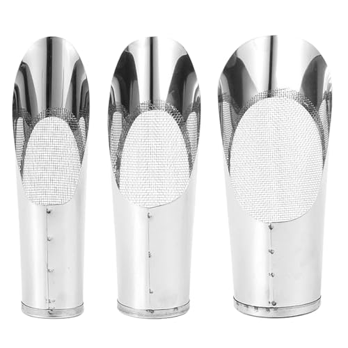 Erdschaufel Für Zimmerpflanzen | 3X Edelstahl Pflanzschaufel Für Umtopfen & Bonsai - Robuste Schaufel Für Gartenarbeit, Bonsai-Umpflanzwerkzeug Für Hobbygärtner Und Pflanzenliebhaber