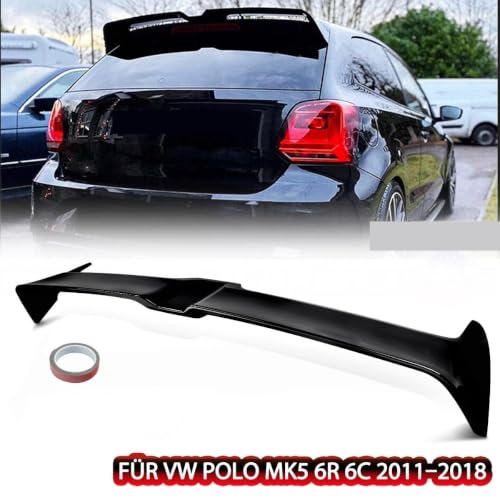 Diffuseur d'aile aileron arrière de voiture pour VW Polo MK5 6R 6C - 2