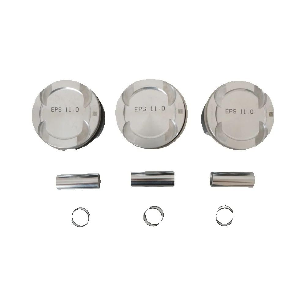 Kit cylindre piston Jeu de 3 segments de Piston 11258657760, adapté au moteur 118i 1.5T