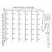 Fefelightup Rainbow Curtain Lights Size 4.9Ft x 4.2Ft Fairy Lights Fantasy Unicorn (Rainbow)