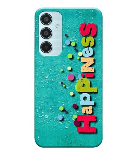 Image of Happiness Happy Printed Hard Back Case Cover Compatible for Samsung Galaxy M35 5G | Samsung M35 5G (Multicolor) - D1670