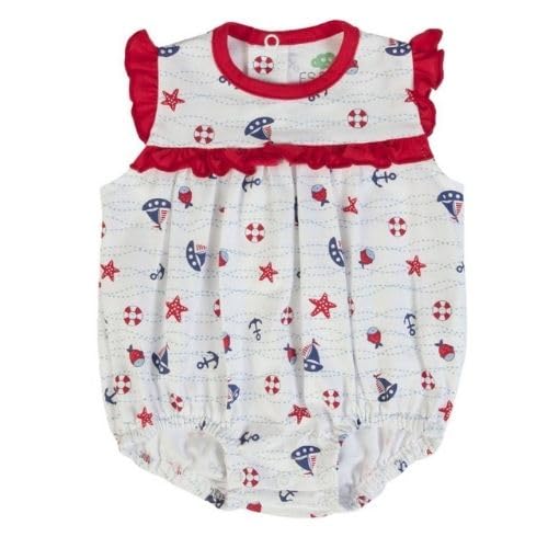 Strampler für Neugeborene, Sommer, Mädchen, 1-9 Monate, Body für Mädchen, Baumwolle, bedruckt, Boote